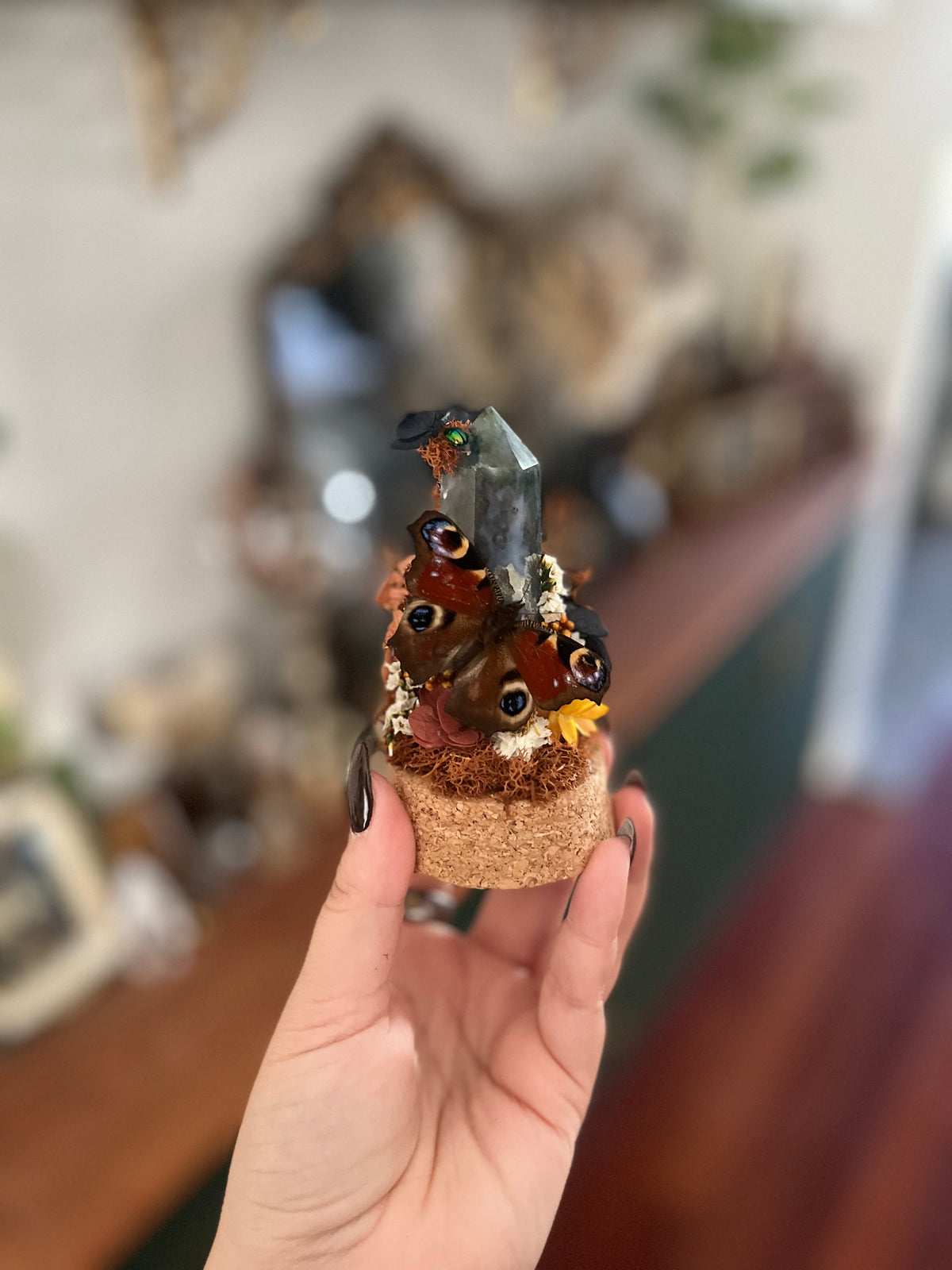 Moss agate mini boi