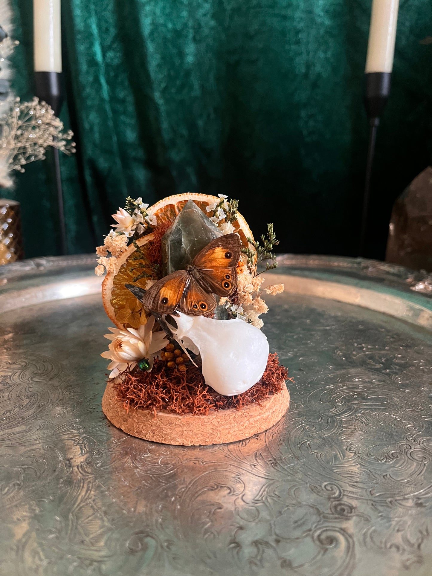 crow christmas ornament