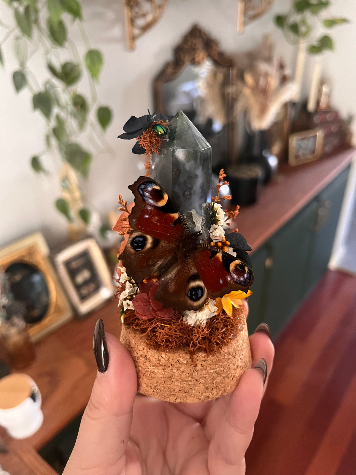 Moss agate mini boi